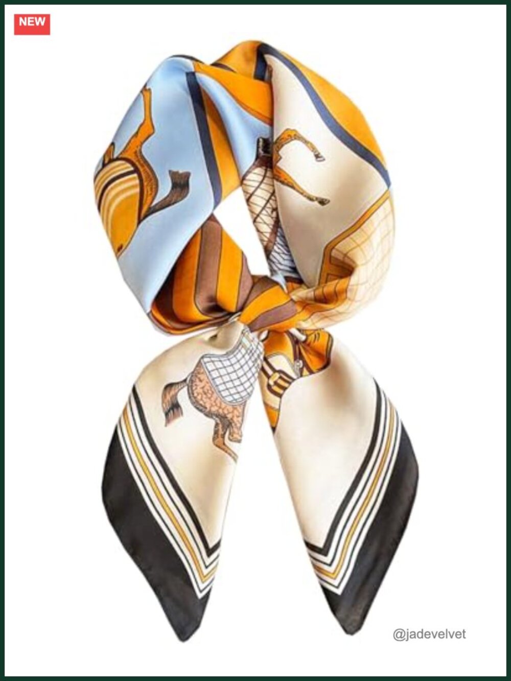 Silk Satin Hair Bandana Scarf Lightweight Head Scarf for Women Neck Scarf